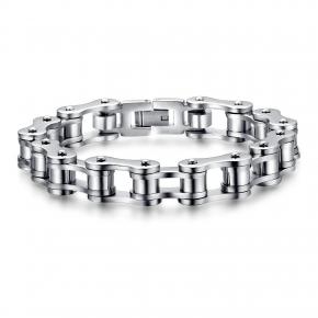 Bicycle chain type Stainless steel bracelet