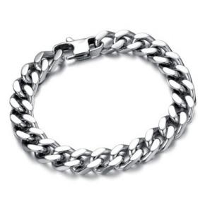 Stainless Steel Four Sides Grinding Lobster Bracelet