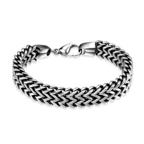 Popular Stainless Steel Reversible Mesh Double Layer Bracelet