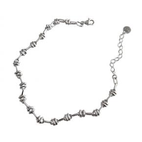 Minimalist Chain Men and Women Couple S925 Sterling Silver Bracelet