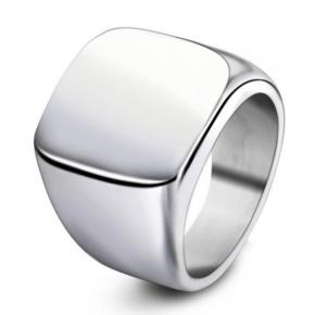 Vintage Satin Simple Men's Titanium Steel Ring