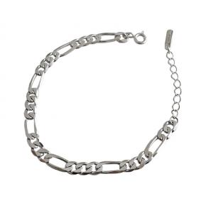 Simple Chain S925 Sterling Silver Bracelet