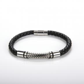 New Style Men's Fashion Braided Leather Cord Bracelet