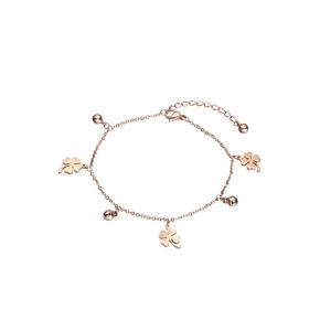 Fashion Flower Bell Titanium Steel Anklet