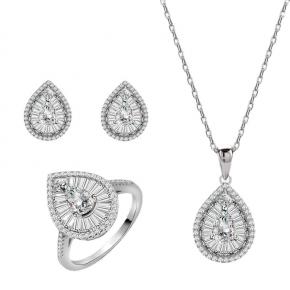 Waterdrop S925 Sterling Silver Set