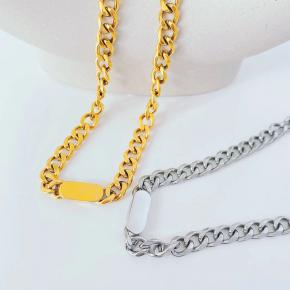 Cuban Thick Chain Hip Hop Necklace in 18k Gold Stainless Steel